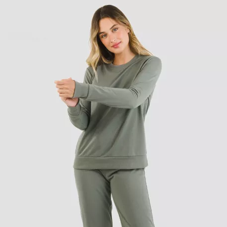 Camisola básica desportiva mulher