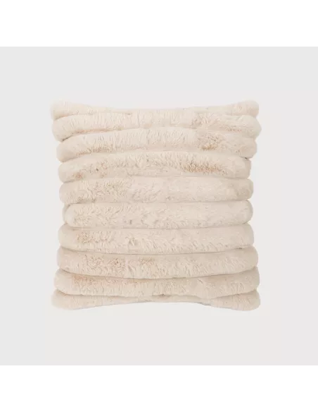 Almofada efeito pelo Raya lisa 50x50 Almofada efeito pelo Raya lisa 50x50