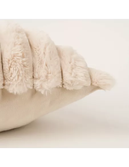 Almofada efeito pelo Raya lisa 50x50 Almofada efeito pelo Raya lisa 50x50