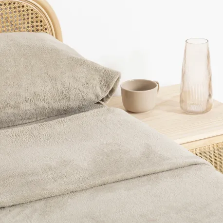 Jogo de lençóis veludo liso