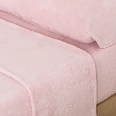 Jogo de lençóis veludo liso