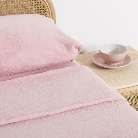 Jogo de lençóis veludo liso