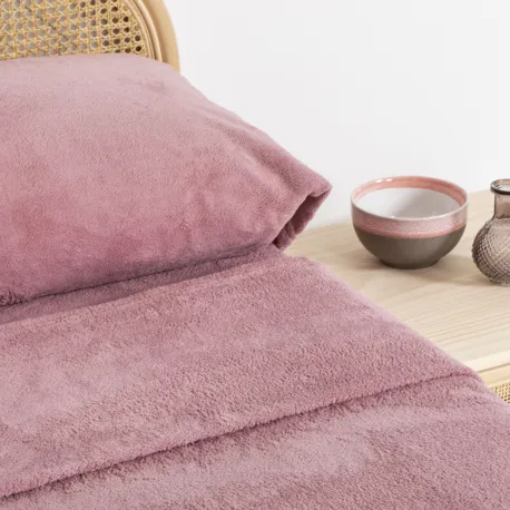 Jogo de lençóis veludo liso