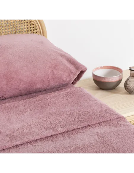 Jogo de lençóis veludo liso Jogo de lençóis veludo liso