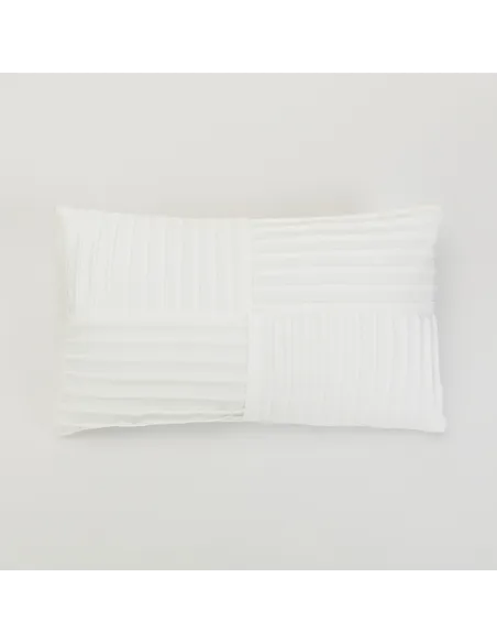 Almofada retangular 30x50 New Cuadros veludo lisa