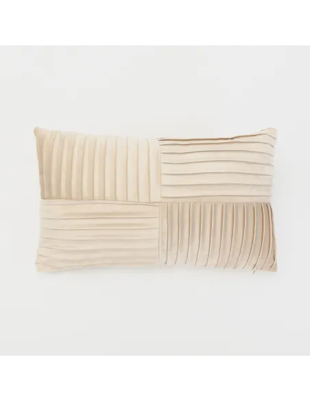 Almofada retangular 30x50 New Cuadros veludo lisa