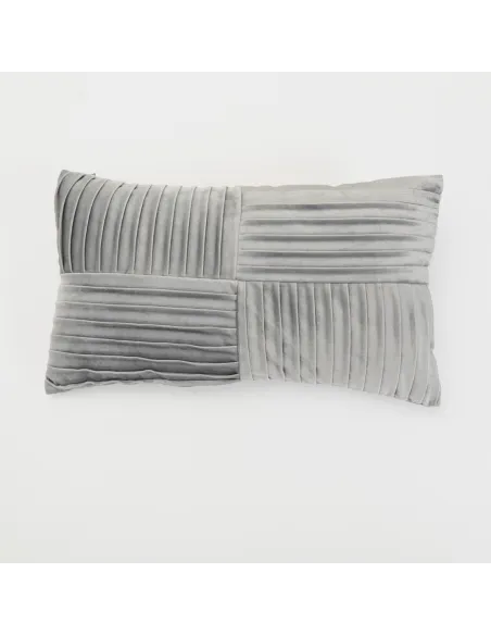 Almofada retangular 30x50 New Cuadros veludo lisa