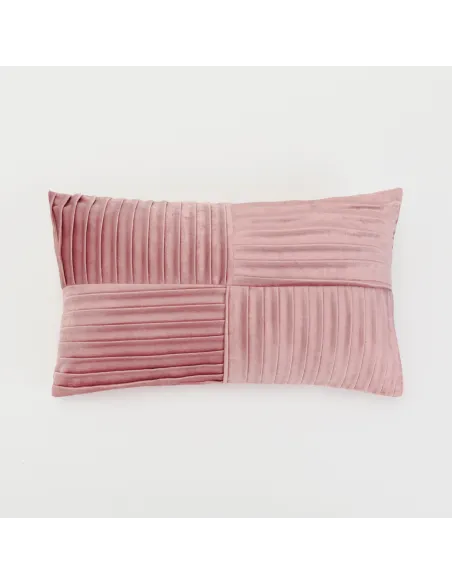 Almofada retangular 30x50 New Cuadros veludo lisa