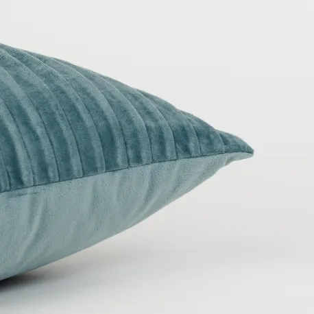 Almofada retangular 30x50 New Cuadros veludo lisa