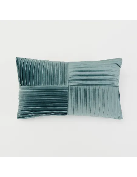 Almofada retangular 30x50 New Cuadros veludo lisa