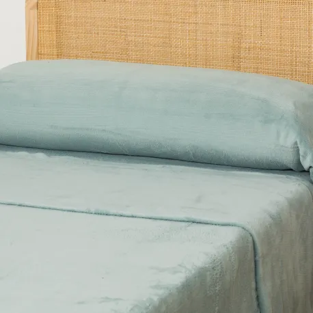 Jogo de lençóis veludo liso