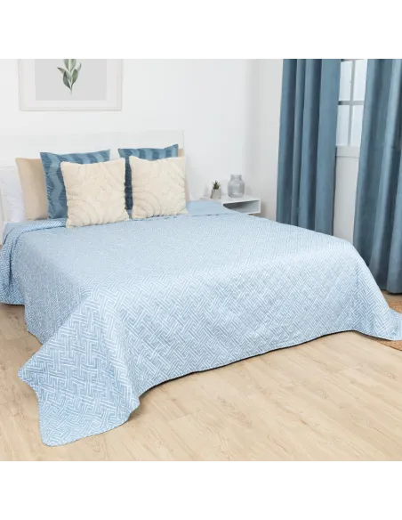 Colcha bouti Abel azul índigo