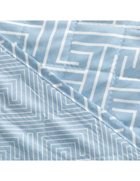 Colcha bouti Abel azul índigo