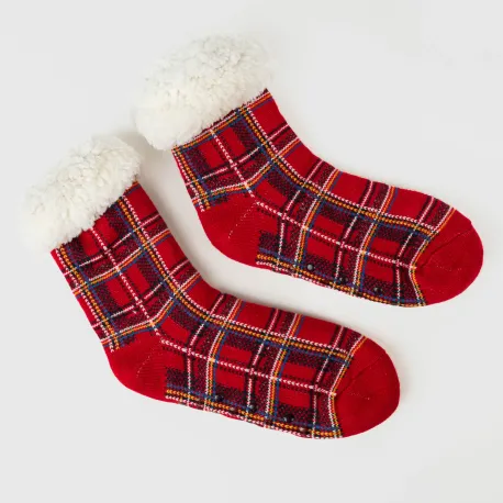 Meias mulher Nicolas vermelho