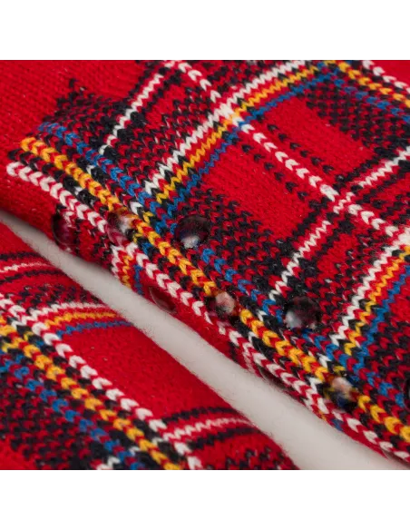 Meias mulher Nicolas vermelho