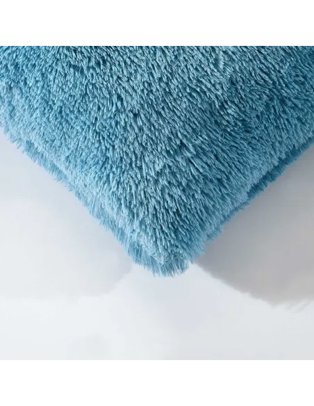 Almofada de pelo Chin lisa 45x45