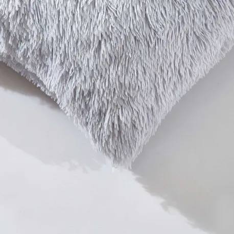 Almofada de pelo Chin lisa 45x45