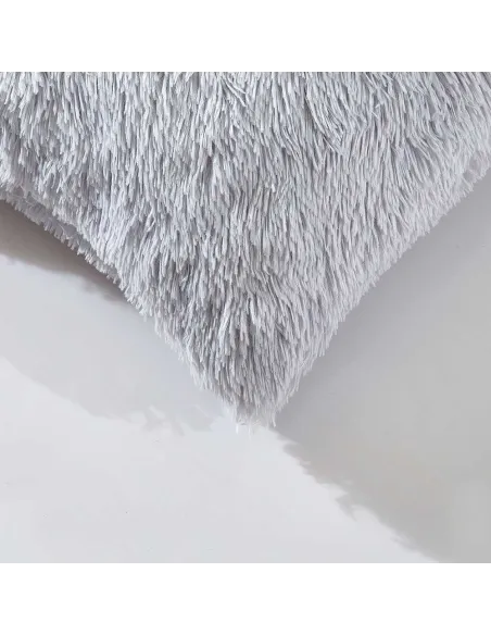 Almofada de pelo Chin lisa 45x45