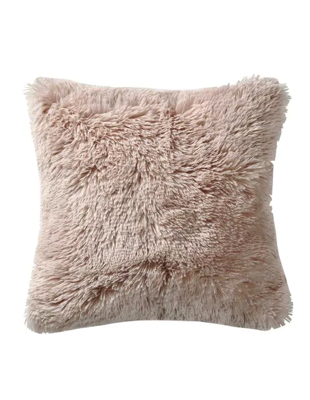 Almofada de pelo Chin lisa 45x45