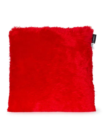 Almofada de pelo Chin lisa 45x45