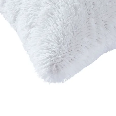 Almofada de pelo Chin lisa 45x45