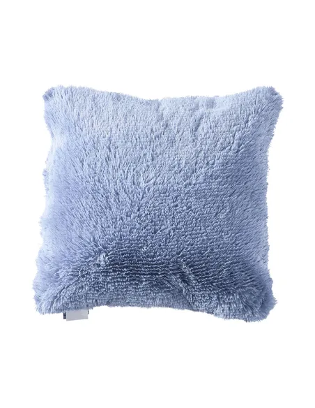 Almofada de pelo Chin lisa 45x45