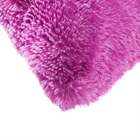 Almofada de pelo Chin lisa 45x45