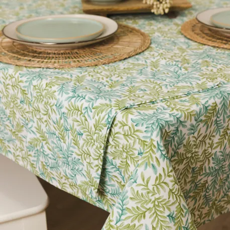 Toalha de mesa anti manchas Zafra verde