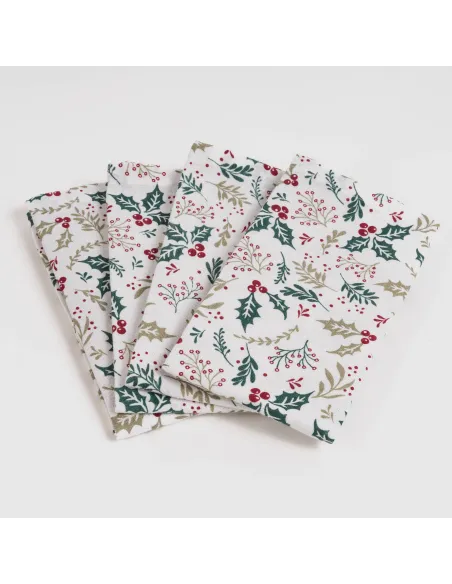 Conjunto 4 guardanapos Holly Conjunto 4 guardanapos Holly