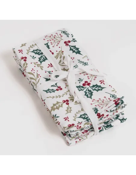 Conjunto 4 guardanapos Holly Conjunto 4 guardanapos Holly