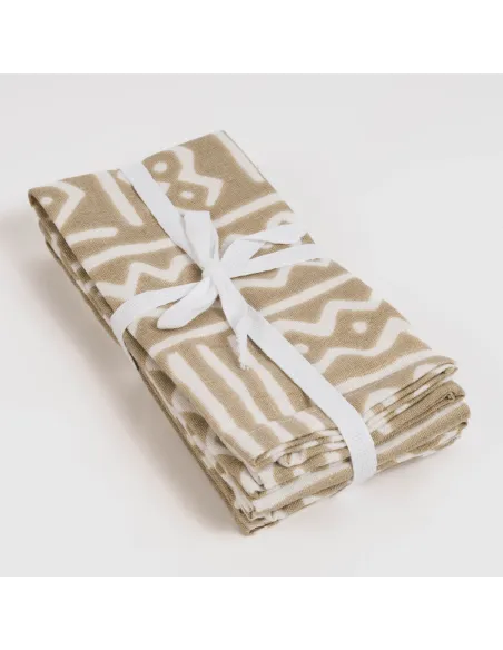 Conjunto 4 guardanapos Vinuesa arena Conjunto 4 guardanapos Vinuesa arena