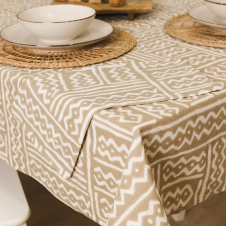 Conjunto 4 guardanapos Vinuesa arena