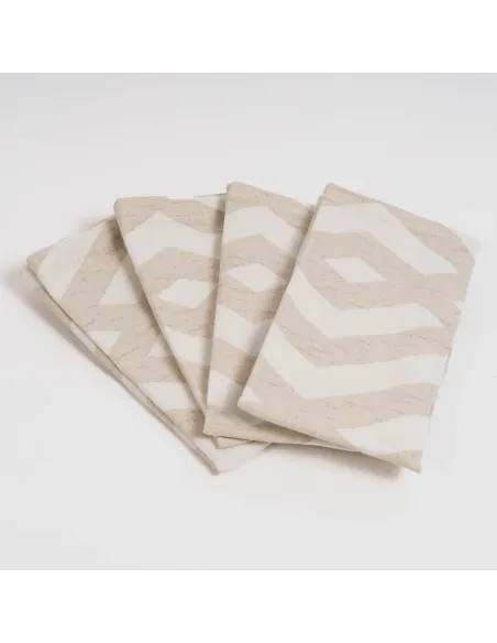 Conjunto 4 guardanapos Nela