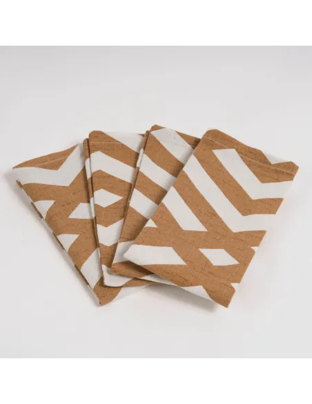 Conjunto 4 guardanapos Nela Conjunto 4 guardanapos Nela