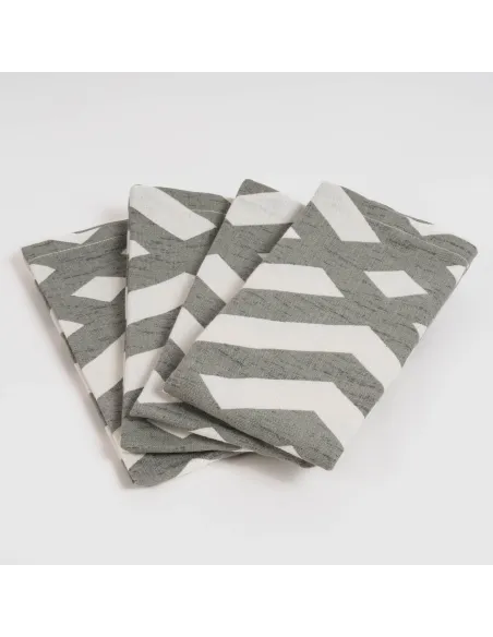 Conjunto 4 guardanapos Nela