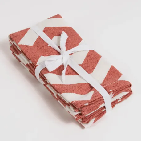 Conjunto 4 guardanapos Nela