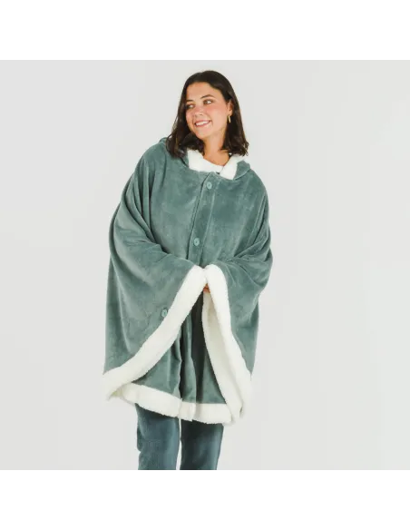 Manta com mangas lisa