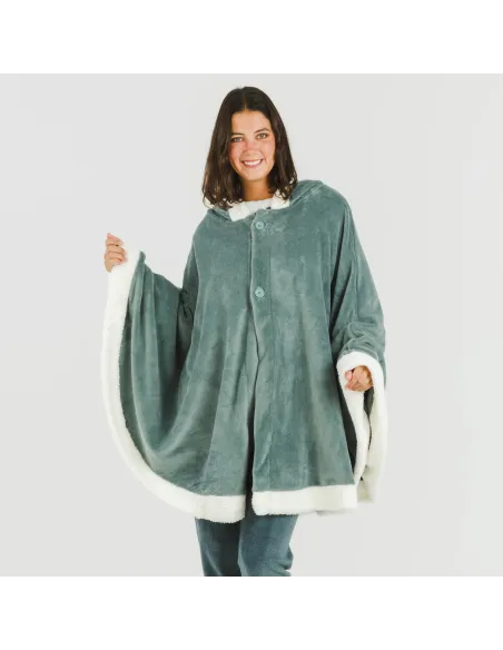 Manta com mangas lisa