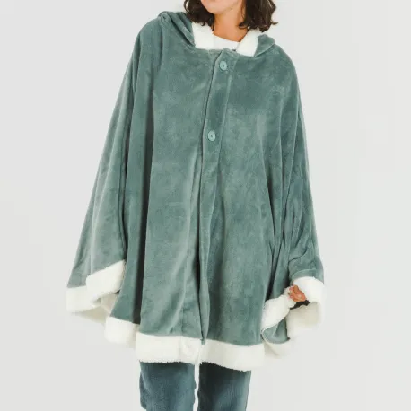 Manta com mangas lisa