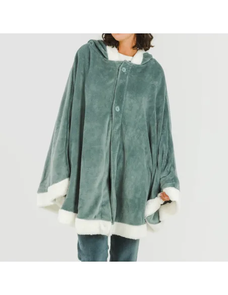 Manta com mangas lisa