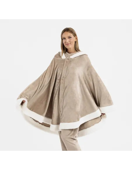 Manta com mangas lisa