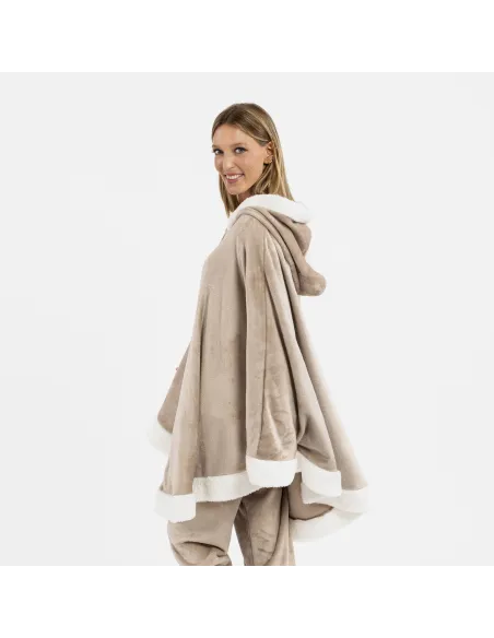 Manta com mangas lisa