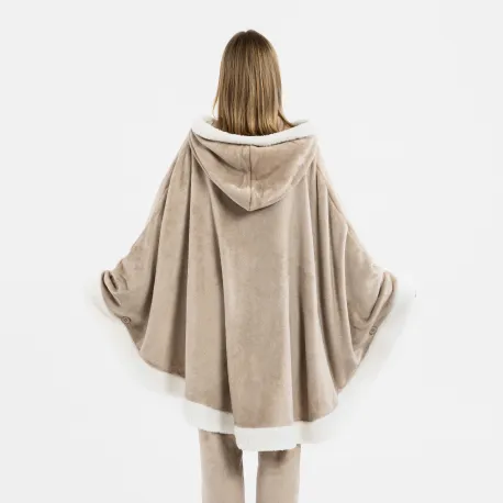 Manta com mangas lisa