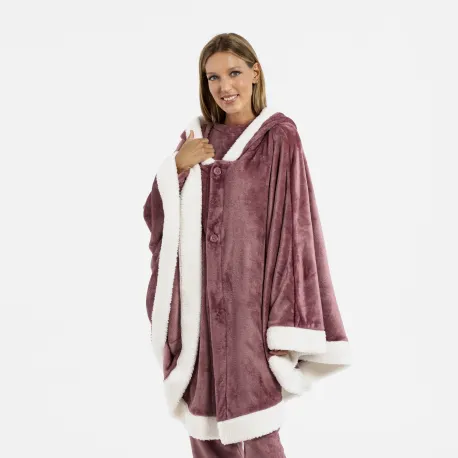 Manta com mangas lisa