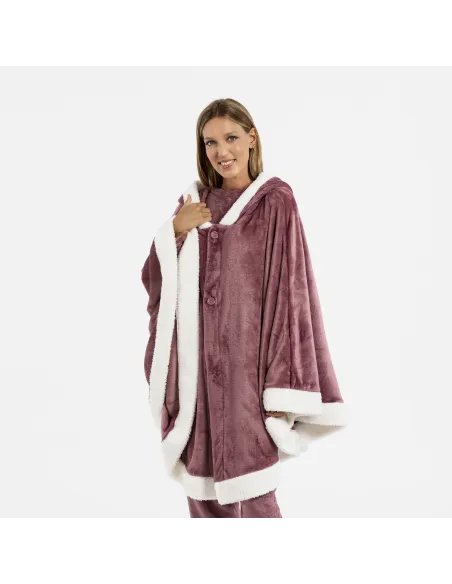 Manta com mangas lisa