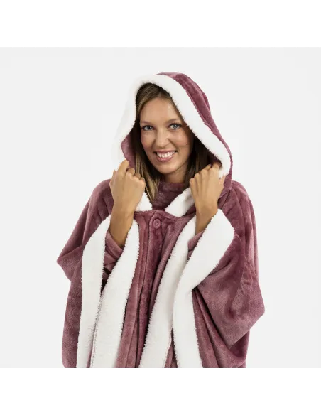 Manta com mangas lisa