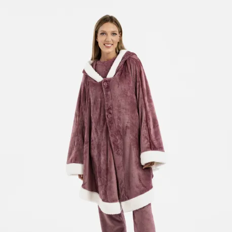 Manta com mangas lisa