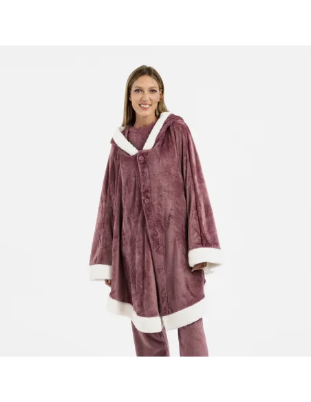 Manta com mangas lisa