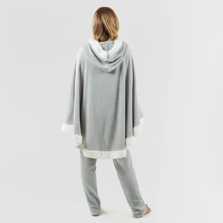 Manta com mangas lisa