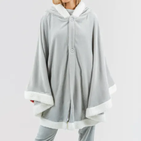 Manta com mangas lisa